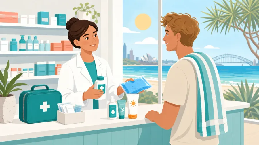 First Aid for Bluebottle Stings & Sunburn in Sydney