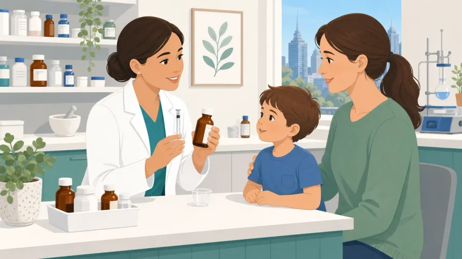 How to find custom liquid medicine for children in Melbourne