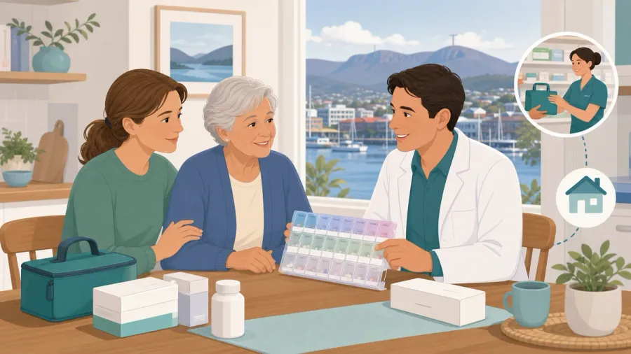 Find home medication packing services in Hobart
